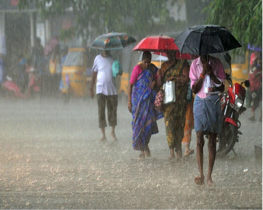 വേനൽമഴ;സംസ്ഥാനത്ത് 4 ജില്ലയൊഴികെ 10 ജില്ലകളിൽ മഴ മുന്നറിയിപ്പ്