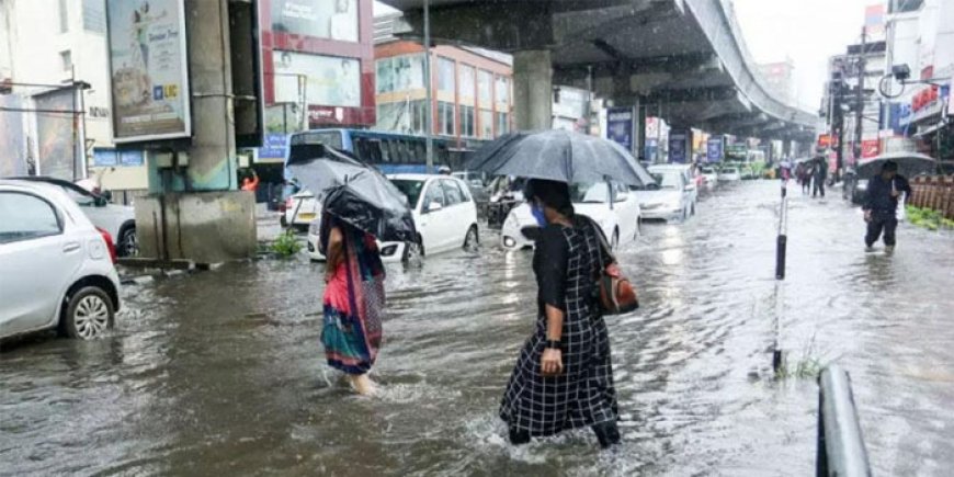 കനത്തമഴ: കൊച്ചിയില്‍ വെള്ളക്കെട്ട്, ഗതാഗതക്കുരുക്ക് രൂക്ഷം